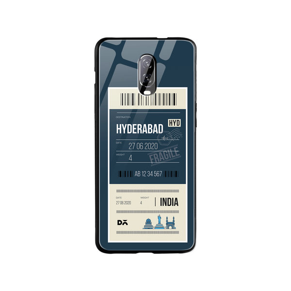 

DailyObjects Hyderabad City Tag Glass Case Cover For OnePlus 7