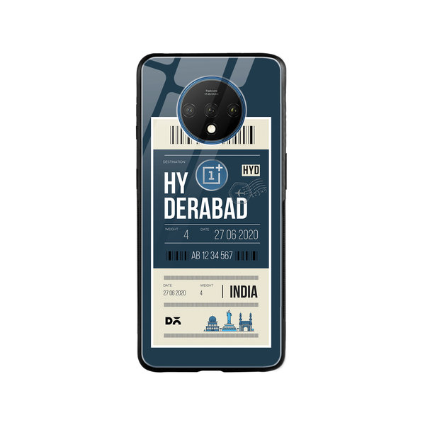 

DailyObjects Hyderabad City Tag Glass Case Cover For OnePlus 7T