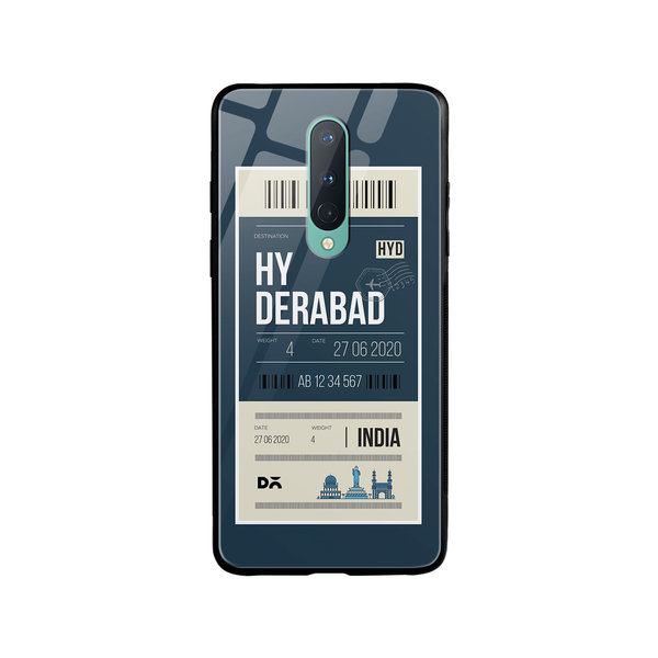

DailyObjects Hyderabad City Tag Glass Case Cover For OnePlus 8