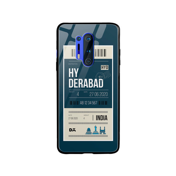 

DailyObjects Hyderabad City Tag Glass Case Cover For OnePlus 8 Pro