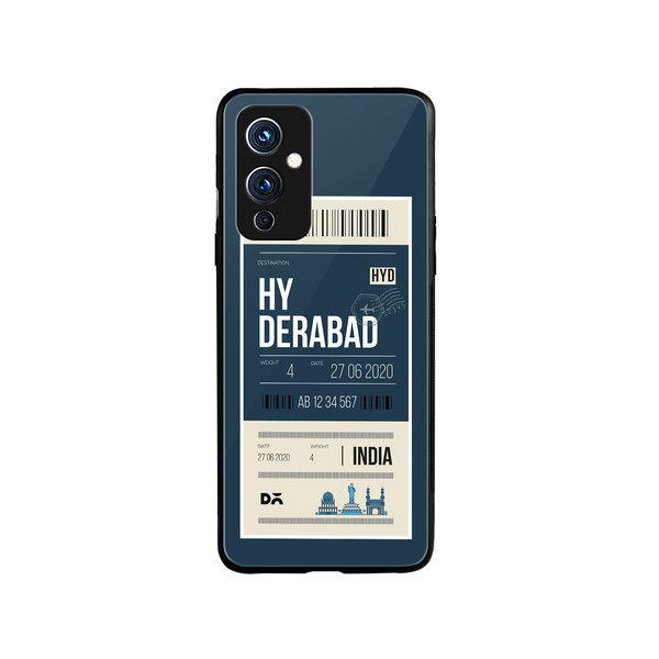 

DailyObjects Hyderabad City Tag Glass Case Cover For OnePlus 9