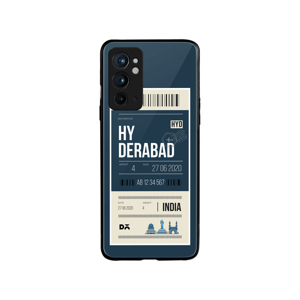 

DailyObjects Hyderabad City Tag Glass Case Cover For OnePlus 9RT