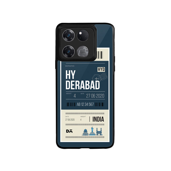 

DailyObjects Hyderabad City Tag Glass Case Cover For OnePlus Ace Racing