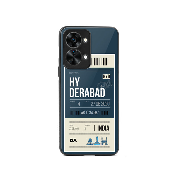 

DailyObjects Hyderabad City Tag Glass Case Cover For OnePlus Nord 2T