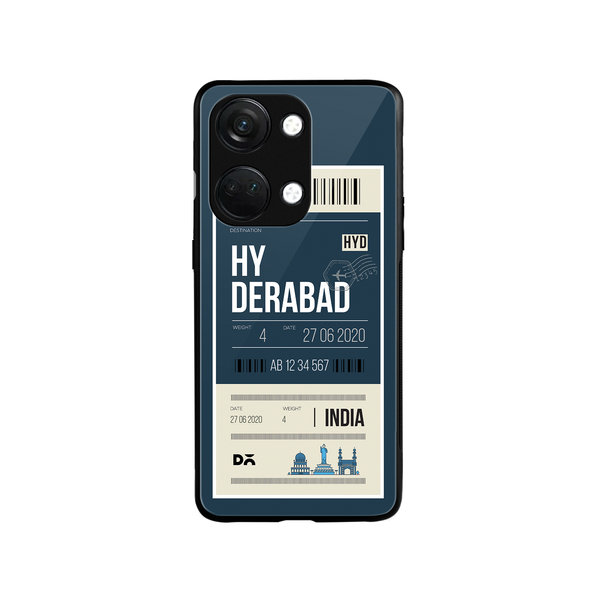 

DailyObjects Hyderabad City Tag Glass Case Cover For OnePlus Nord 3
