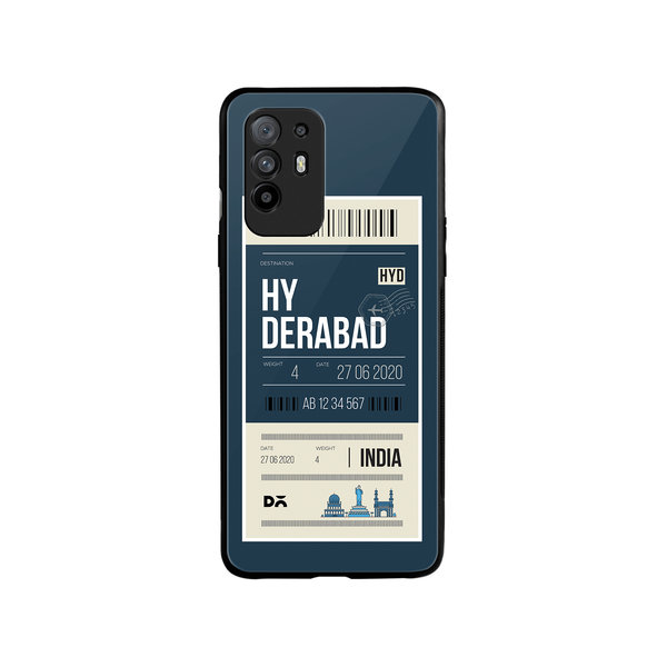 

DailyObjects Hyderabad City Tag Glass Case Cover For Oppo F19 Pro Plus