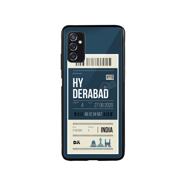 

DailyObjects Hyderabad City Tag Glass Case Cover For Samsung Galaxy M52