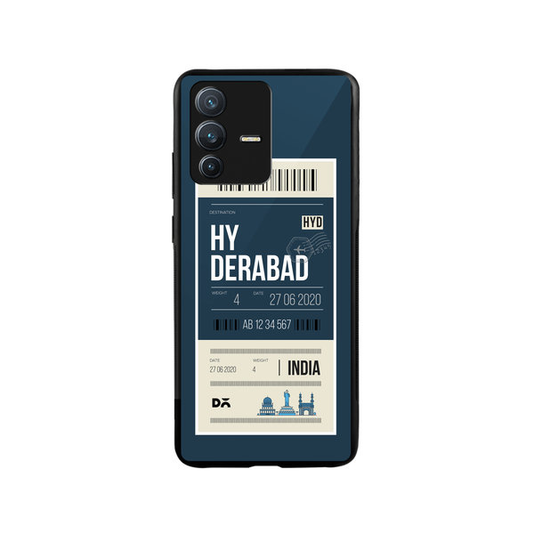 

DailyObjects Hyderabad City Tag Glass Case Cover For Vivo V23 Pro