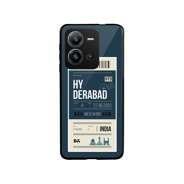 

DailyObjects Hyderabad City Tag Glass Case Cover For Vivo V25