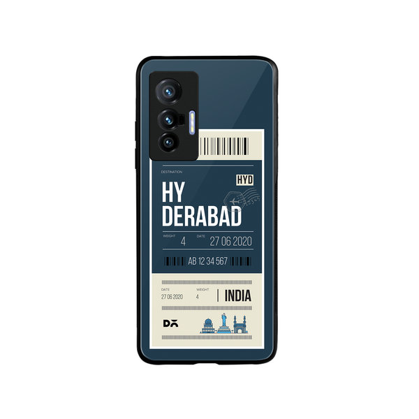 

DailyObjects Hyderabad City Tag Glass Case Cover For Vivo X70