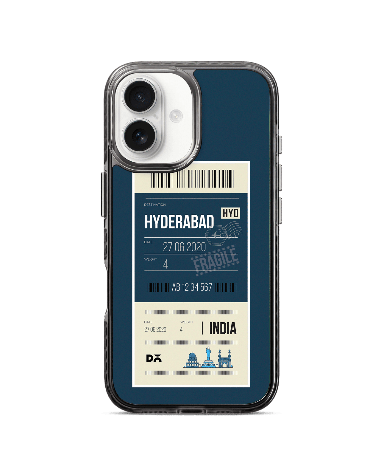 Hyderabad City Tag Stride 2.0 MagSafe Case Cover For iPhone 17