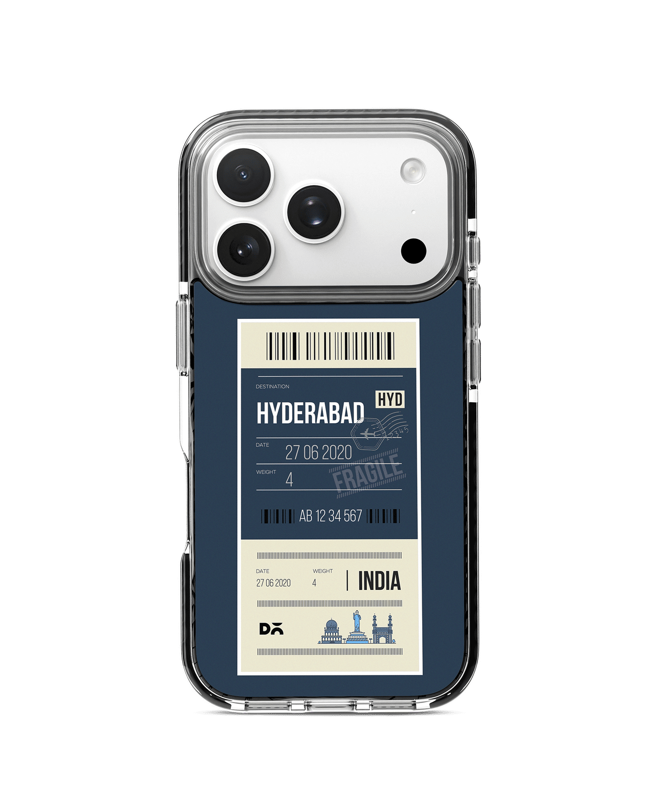 Hyderabad City Tag Stride 2.0 MagSafe Case Cover For iPhone 17 Pro Max