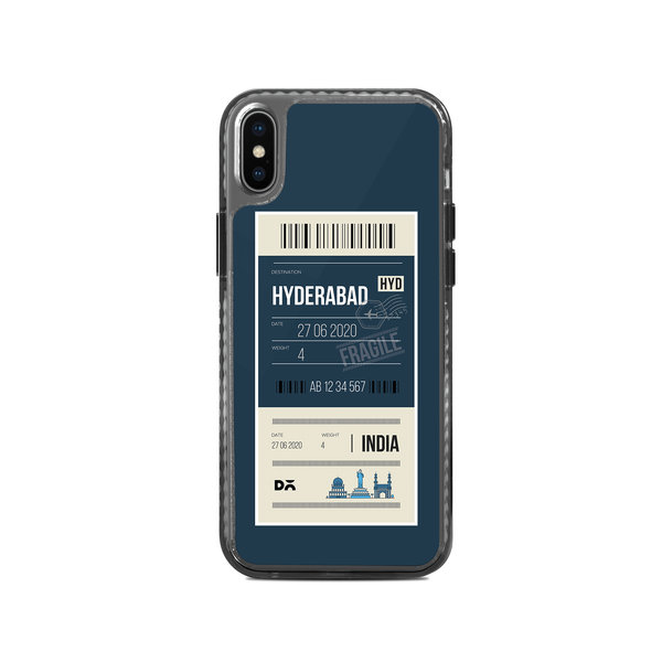 

DailyObjects Hyderabad City Tag Stride 2.0 Case Cover For iPhone XS