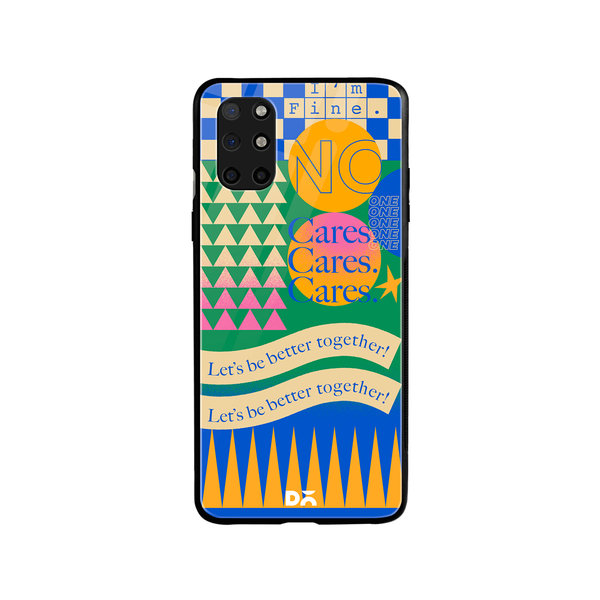 

DailyObjects I am Fine Glass Case Cover For OnePlus 8T