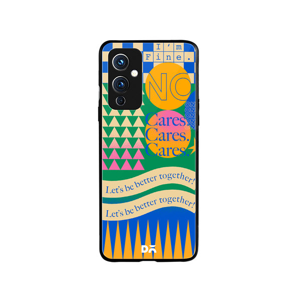 

DailyObjects I am Fine Glass Case Cover For OnePlus 9
