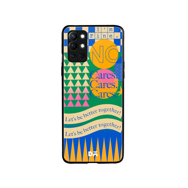 

DailyObjects I am Fine Glass Case Cover For OnePlus 9R