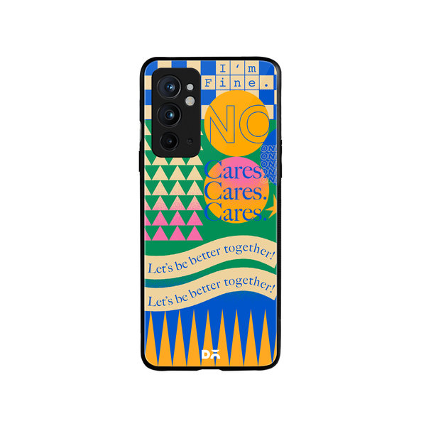 

DailyObjects I am Fine Glass Case Cover For OnePlus 9RT