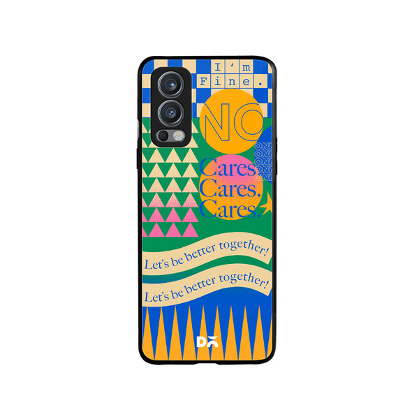 

DailyObjects I am Fine Glass Case Cover For OnePlus Nord 2