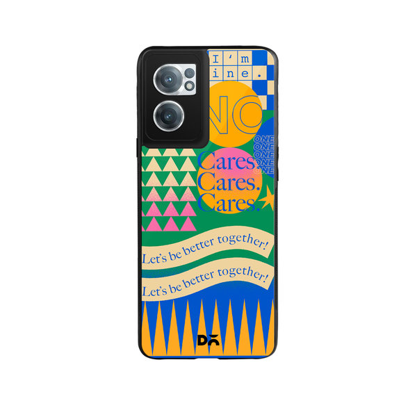

DailyObjects I am Fine Glass Case Cover For OnePlus Nord CE 2