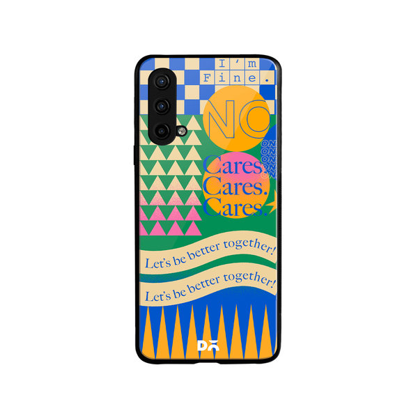 

DailyObjects I am Fine Glass Case Cover For OnePlus Nord CE