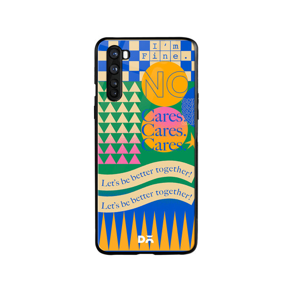 

DailyObjects I am Fine Glass Case Cover For OnePlus Nord