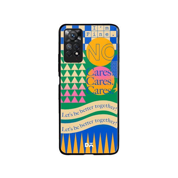 

DailyObjects I am Fine Glass Case Cover For Xiaomi Redmi Note 11 Pro