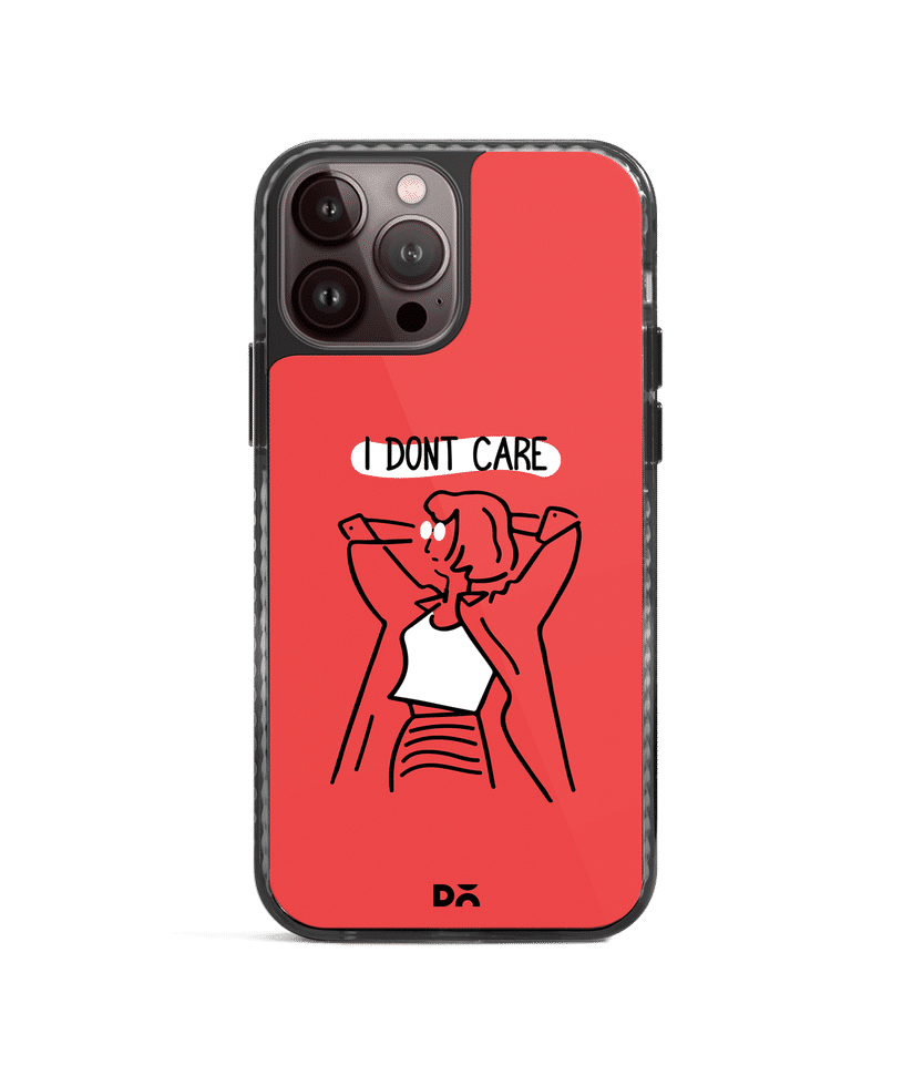 DailyObjects I Don t Care Stride 2.0 Case Cover For iPhone 13 Pro