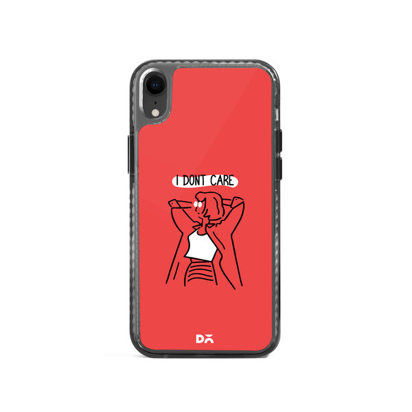 

DailyObjects I Don't Care Stride 2.0 Case Cover For iPhone XR