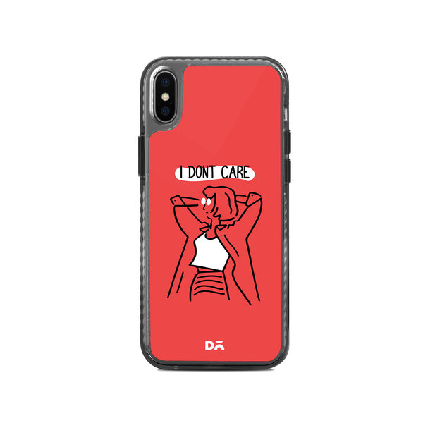 

DailyObjects I Don't Care Stride 2.0 Case Cover For iPhone XS