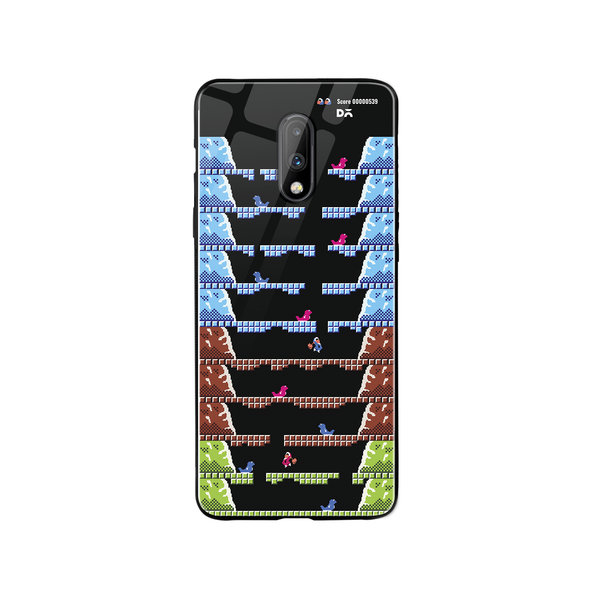 

DailyObjects Ice Klimb Glass Case Cover For OnePlus 7