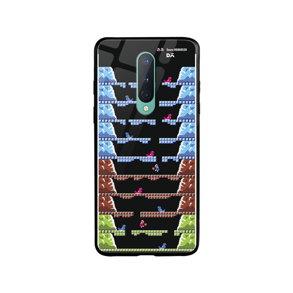 

DailyObjects Ice Klimb Glass Case Cover For OnePlus 8