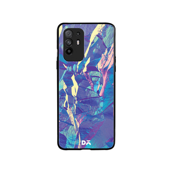 

DailyObjects Iceberg Holo Stone Glass Case Cover For Oppo F19 Pro Plus