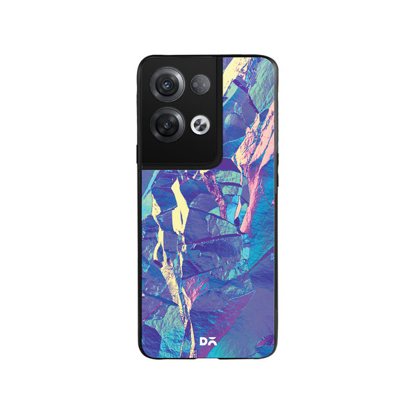 

DailyObjects Iceberg Holo Stone Glass Case Cover For Oppo Reno 8