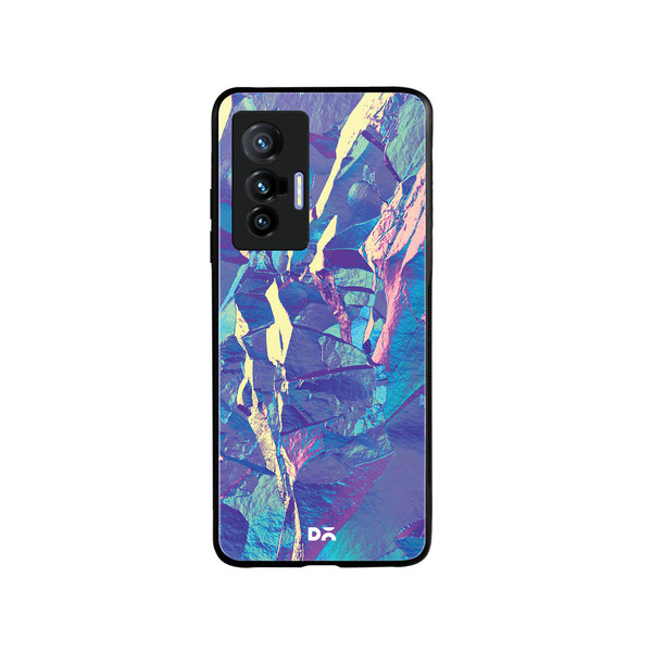 

DailyObjects Iceberg Holo Stone Glass Case Cover For Vivo X70