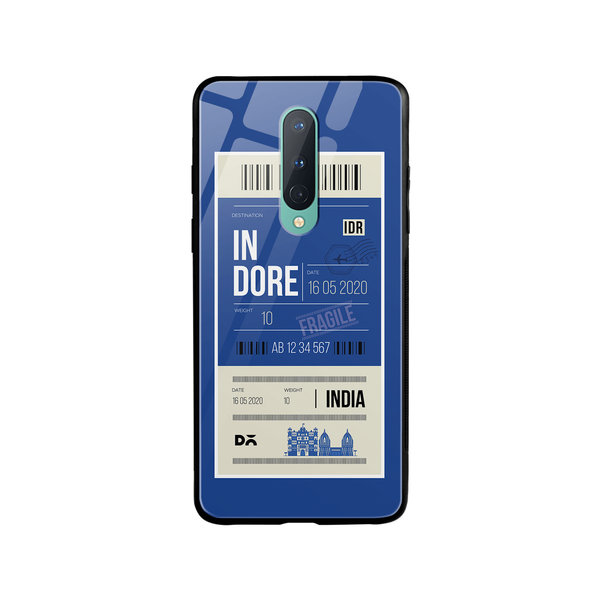 

DailyObjects Indore City Tag Glass Case Cover For OnePlus 8