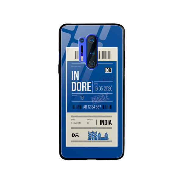 

DailyObjects Indore City Tag Glass Case Cover For OnePlus 8 Pro
