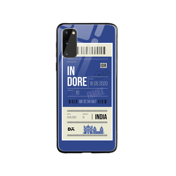 

DailyObjects Indore City Tag Glass Case Cover For Samsung Galaxy S20