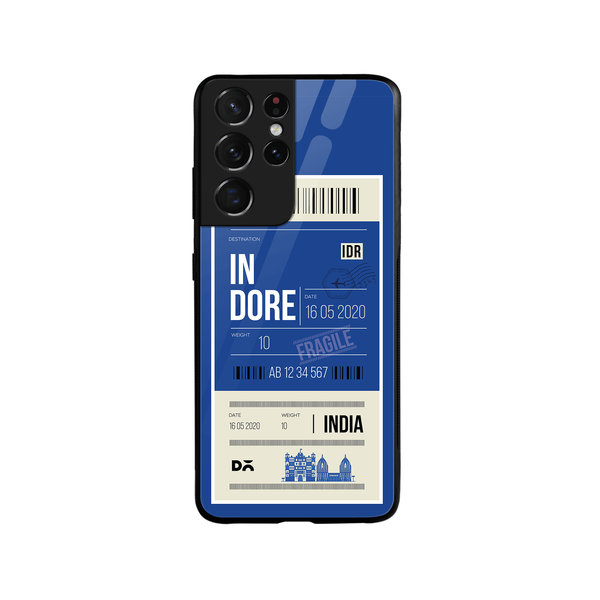 

DailyObjects Indore City Tag Glass Case Cover For Samsung Galaxy S21 Ultra