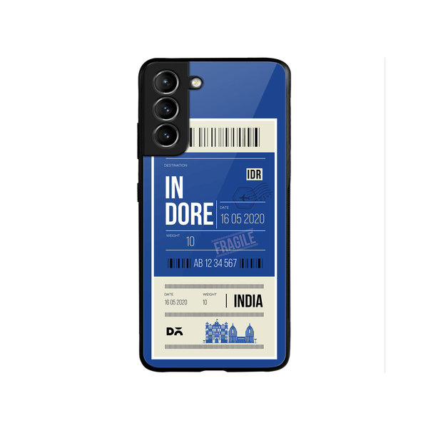 

DailyObjects Indore City Tag Glass Case Cover For Samsung Galaxy S22 Plus