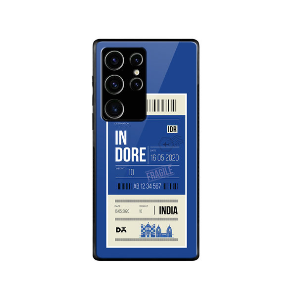 

DailyObjects Indore City Tag Glass Case Cover For Samsung Galaxy S23 Ultra