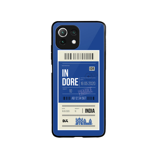 

DailyObjects Indore City Tag Glass Case Cover For Xiaomi Mi 11 Lite