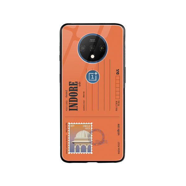 

DailyObjects Indore Mandu Postcard Glass Case Cover For OnePlus 7T