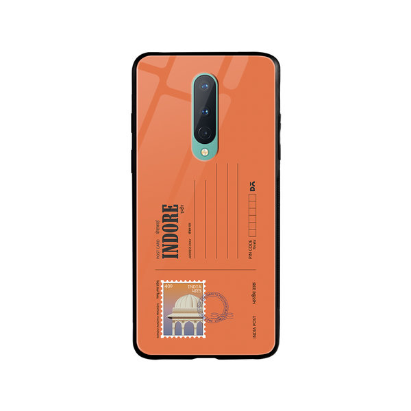 

DailyObjects Indore Mandu Postcard Glass Case Cover For OnePlus 8