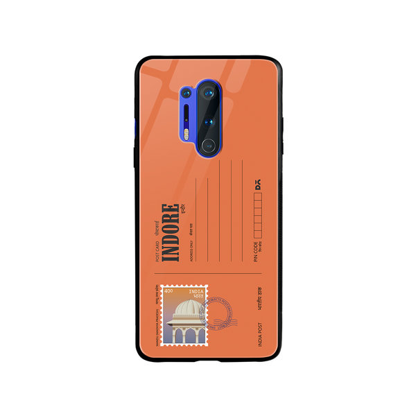 

DailyObjects Indore Mandu Postcard Glass Case Cover For OnePlus 8 Pro
