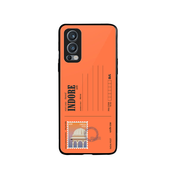 

DailyObjects Indore Mandu Postcard Glass Case Cover For OnePlus Nord 2
