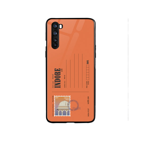 

DailyObjects Indore Mandu Postcard Glass Case Cover For OnePlus Nord