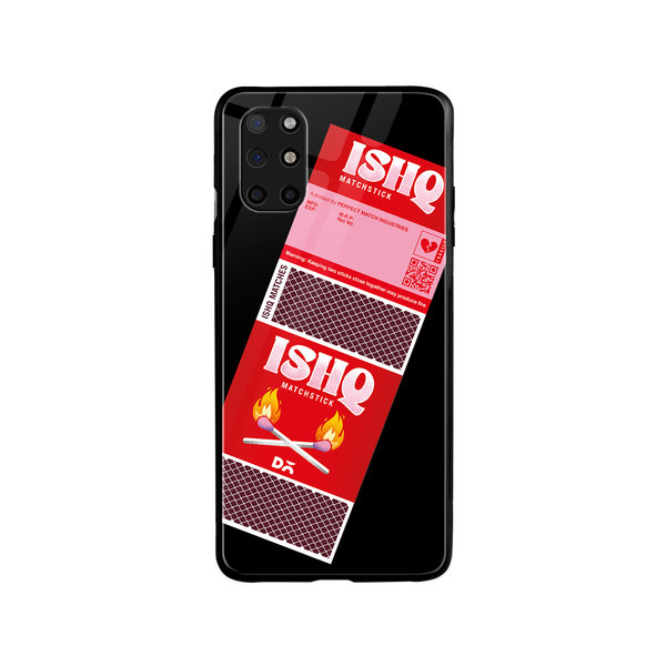

DailyObjects Ishq Matchsticks Glass Case Cover For OnePlus 8T