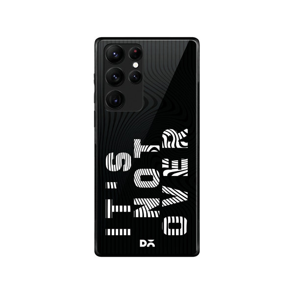

DailyObjects Its Not Over Glass Case Cover For Samsung Galaxy S22 Ultra