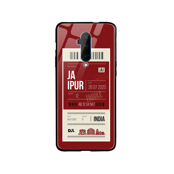 

DailyObjects Jaipur City Tag Glass Case Cover For OnePlus 7T Pro