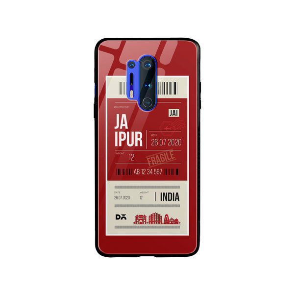 

DailyObjects Jaipur City Tag Glass Case Cover For OnePlus 8 Pro